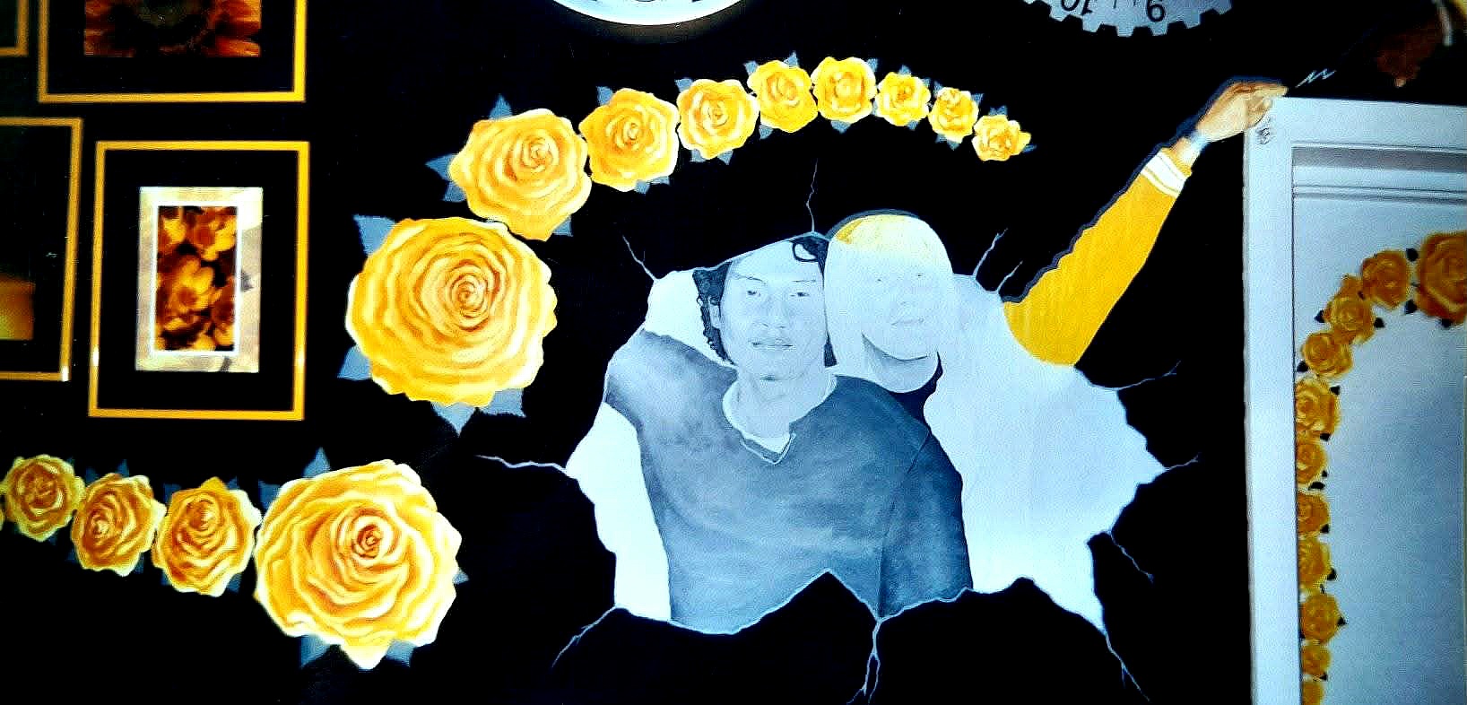Mural Hans and Friend