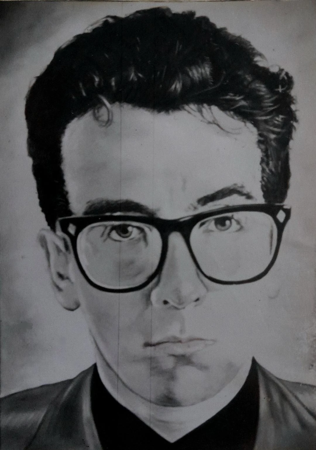 Elvis Costello schilderij